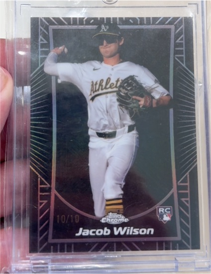 2025 Topps Chrome #SE-11 Jacob Wilson Shadow Etch — front