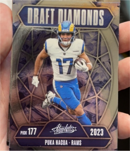2025 Panini Absolute #DD-PNA Puka Nacua Draft Diamonds — front