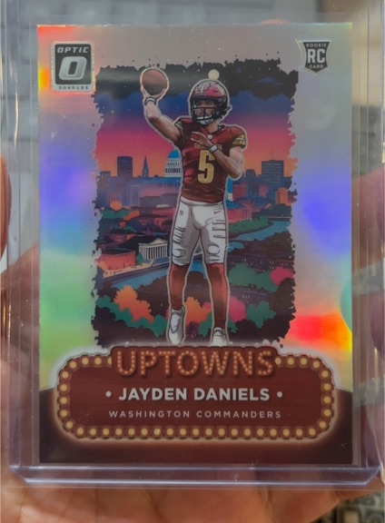 2024 Panini Donruss Optic #2 Jayden Daniels Uptowns Rookie — front