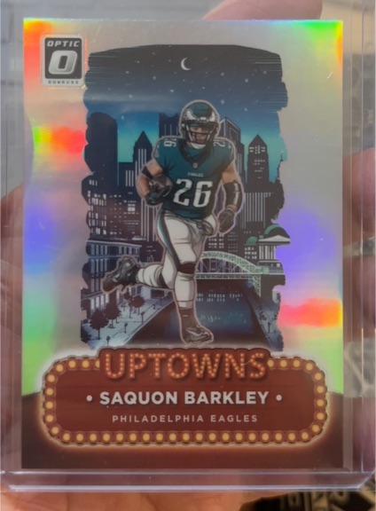 2024 Donruss Optic #17 Saquon Barkley Uptowns — front