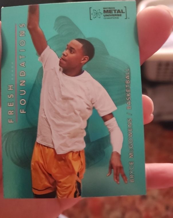 2022 Skybox Metal Universe Champions #FF32 Bryce McGowens Fresh Foundations — front