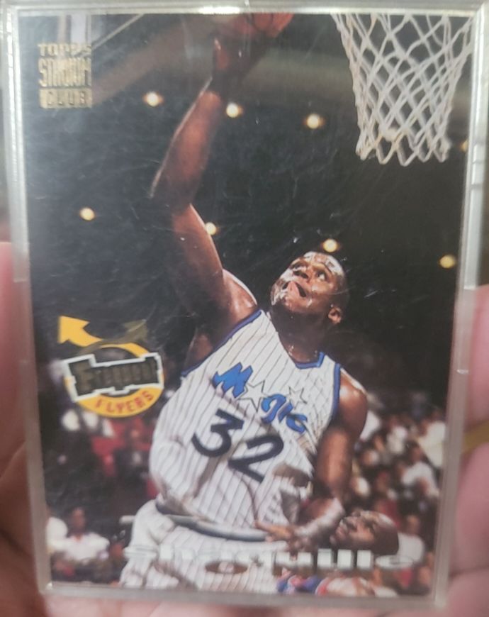 1993-94 Topps Stadium Club Frequent Flyers #358 Shaquille O'Neal — front