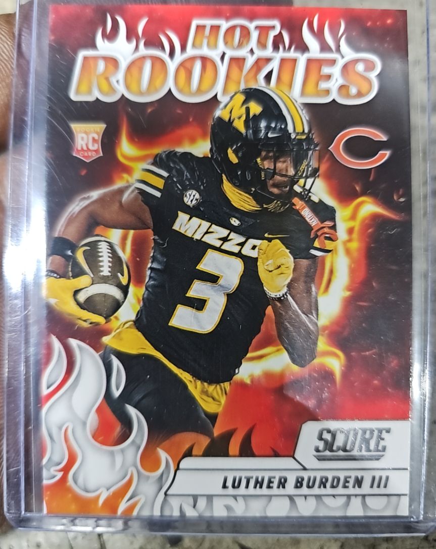 2025 Panini Score #4 Luther Burden III Hot Rookies — front