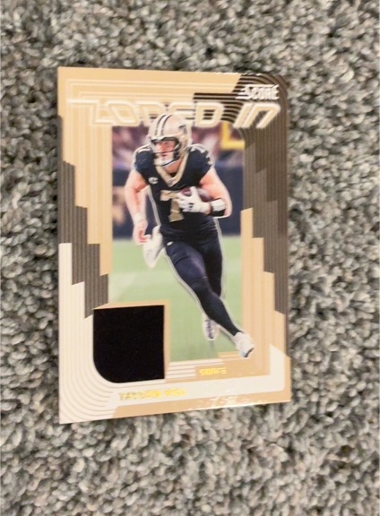 2025 Score Zoned In #ZON-THL Taysom Hill — front