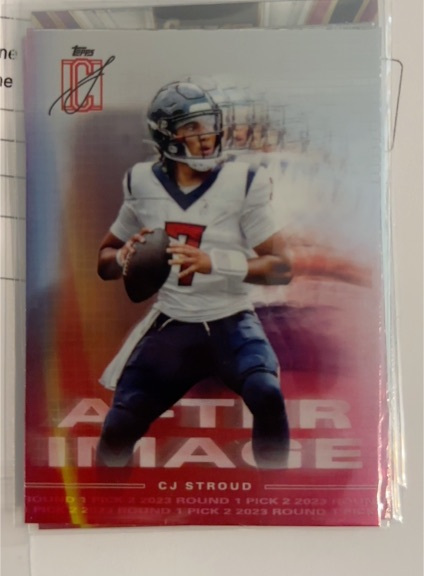 2024 Topps Signature Class After Image #AI-4 CJ Stroud — front