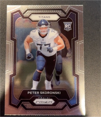 2023 Panini Prizm #395 Peter Skoronski — front