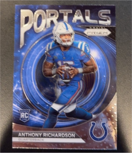 2023 Panini Prizm Portals #PO-5 Anthony Richardson — front
