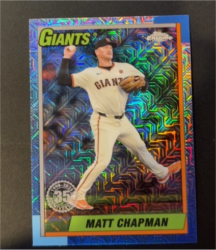 2025 Topps Series 1 #T90C-97 Matt Chapman — front