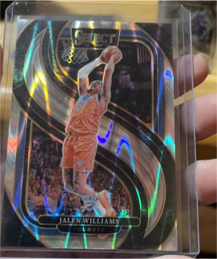 2024-25 Panini Select Premier Level #124 Jalen Williams — front
