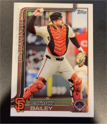 2025 Topps Series 1 #70 Patrick Bailey — front