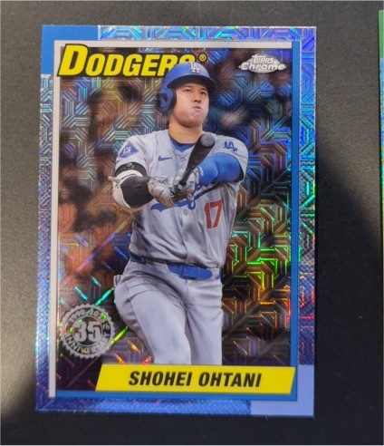 2025 Topps Chrome 35th Anniversary Mojo #T90C-50 Shohei Ohtani — front