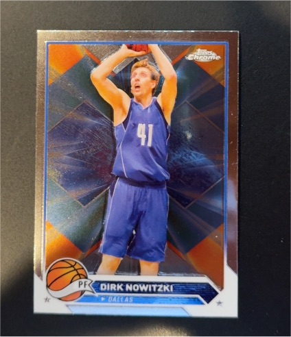 2023-24 Topps Chrome #98 Dirk Nowitzki — front