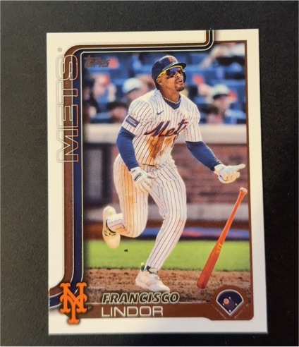 2025 Topps Series 1 #350 Francisco Lindor — front