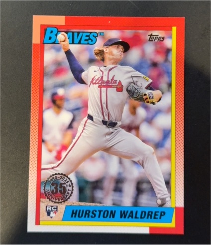 2025 Topps Series 1 - 1990 Topps Baseball #T90-18 Hurston Waldrep — front