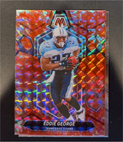 2024 Panini Mosaic Silver Prizm #232 Eddie George — front
