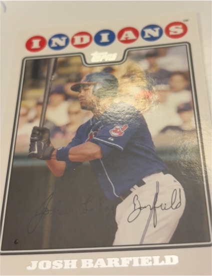 2008 Topps #261 Josh Barfield — front