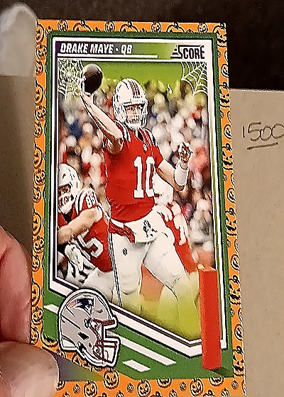2025 Score-A-Treat #27 Drake Maye — front