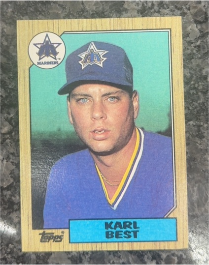 1987 Topps #439 Karl Best — front