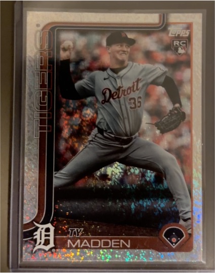 2025 Topps Chrome #285 Ty Madden — front
