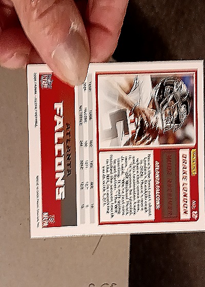 2025 Panini Score A Treat Halloween #61 Drake London — back
