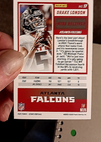 2025 Score A Treat #17 Drake Lomach — back