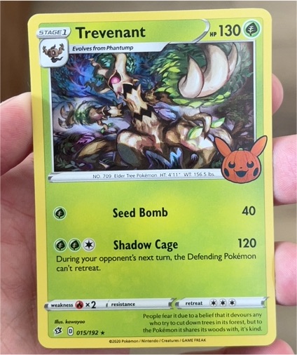 2022 Pokémon Trick or Trade #015 Trevenant — front