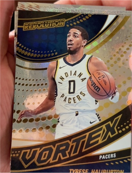 2024-25 Panini Revolution #22 Tyrese Haliburton Vortex — front
