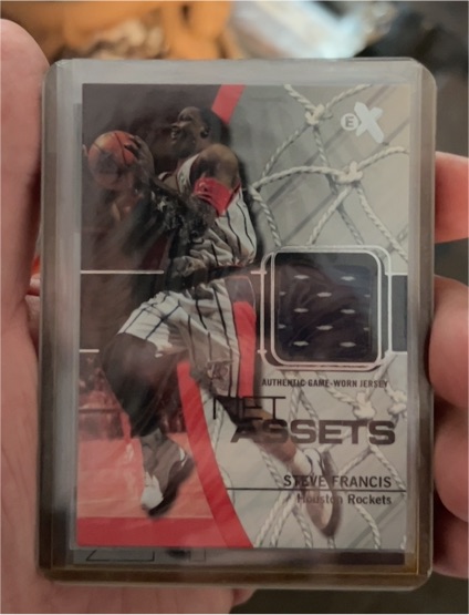 2003-04 Skybox E-X Net Assets #SF-NAJ Steve Francis — front