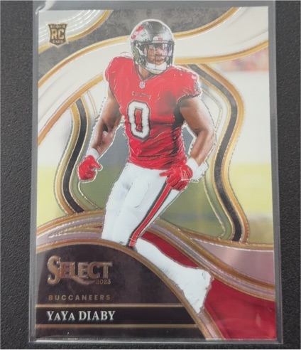 2023 Panini Select #204 YaYa Diaby Tampa Bay Buccaneers — front