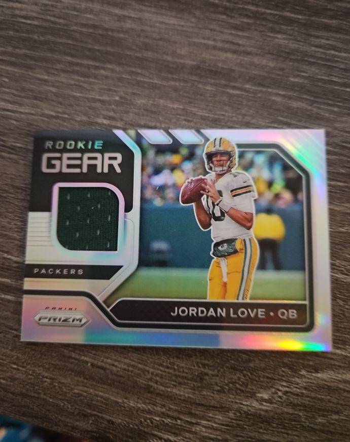 2020 Panini Prizm #5 Jordan Love Rookie Gear — front
