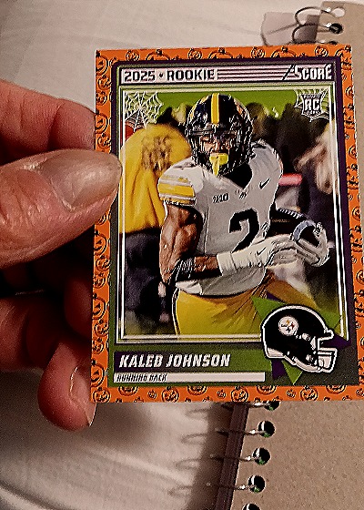 2025 Panini Score #12 Kaleb Johnson — front