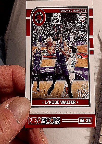 2024-25 Panini NBA Hoops Haunted #255 Ja'Kobe Walter — front