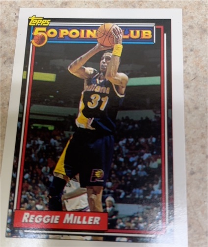 1992-93 Topps Gold #215 Reggie Miller — front