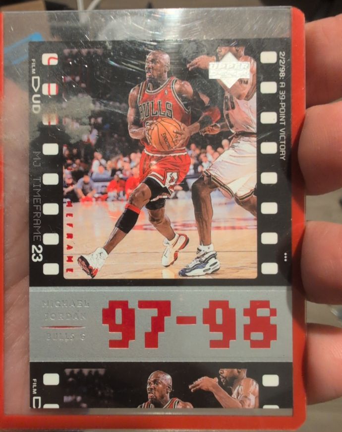 1998 Upper Deck MJ Time Frame #114 Michael Jordan — front