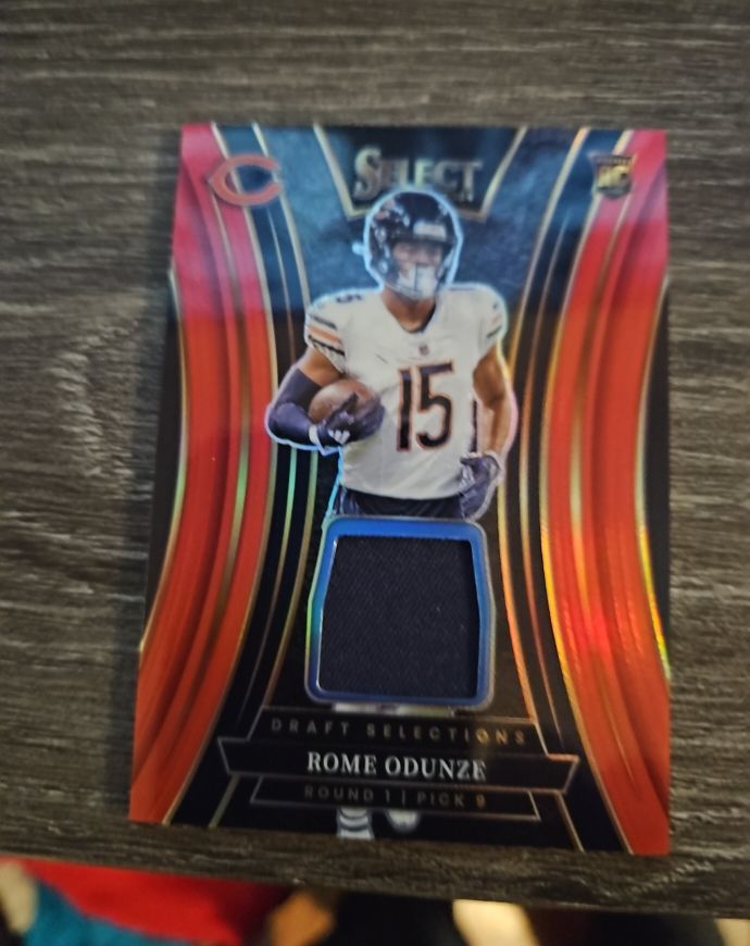 2024 Panini Select Draft Selections #DSM-ROE Rome Odunze — front