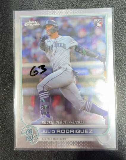 2022 Topps Chrome Update #USC165 Julio Rodriguez — front