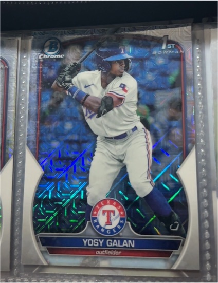 2023 Bowman Chrome #BCP-221 Yosy Galan — front
