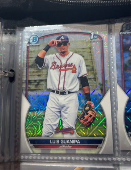 2023 Bowman Chrome #BCP-200 Luis Guanipa — front