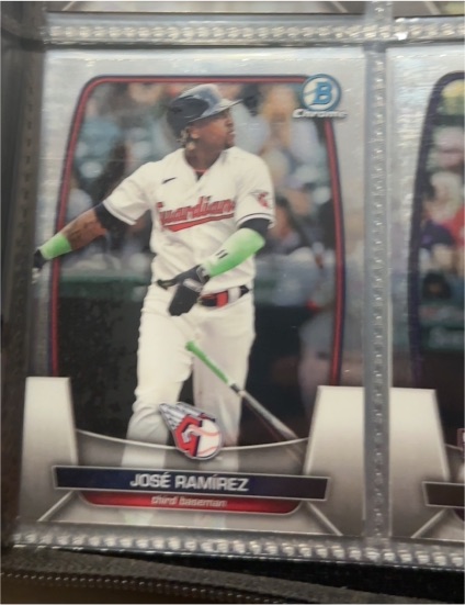 2023 Bowman Chrome #100 Jose Ramirez — front