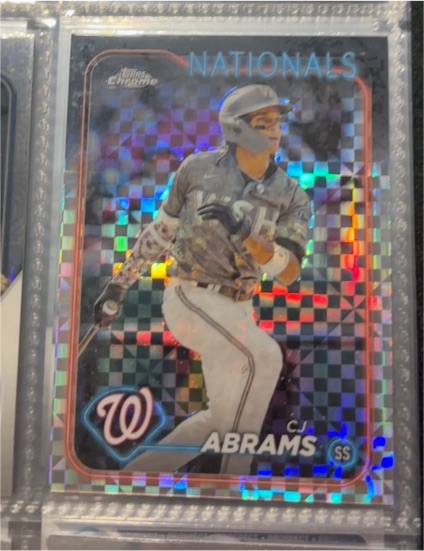 2024 Topps Chrome #247 CJ Abrams — front