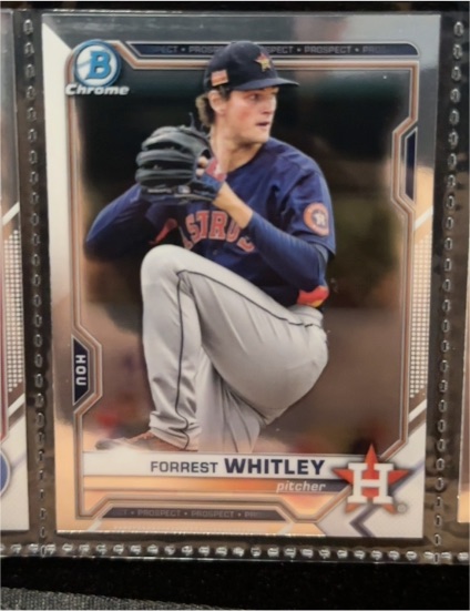 2021 Bowman Chrome Prospects #BCP-9 Forrest Whitley — front