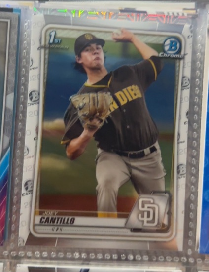 2020 Bowman Chrome Prospects #BCP-76 Joey Cantillo — front