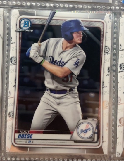 2020 Bowman Chrome Prospects #BCP-4 Kody Hoese — front