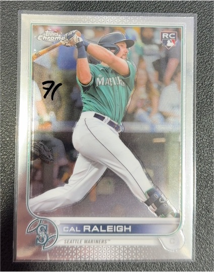 2022 Topps Chrome #149 Cal Raleigh — front