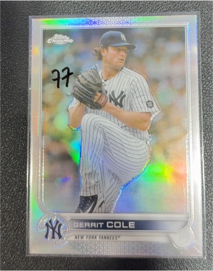 2022 Topps Chrome #179 Gerrit Cole — front