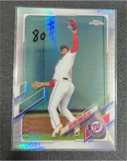 2021 Topps Chrome #219 Victor Robles — front