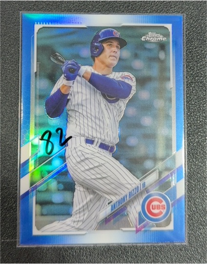 2021 Topps Chrome #165 Anthony Rizzo — front