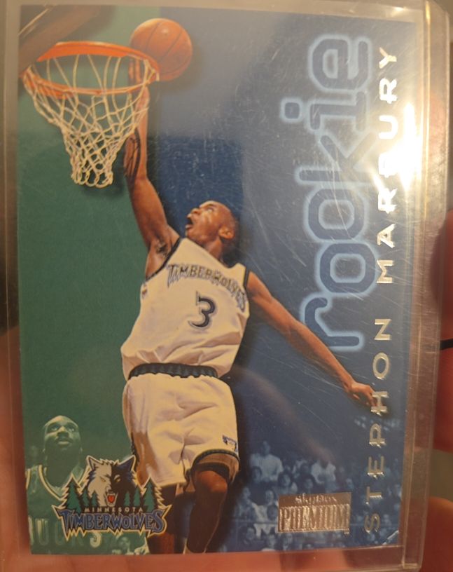 1996-97 SkyBox Premium #222 Stephon Marbury — front