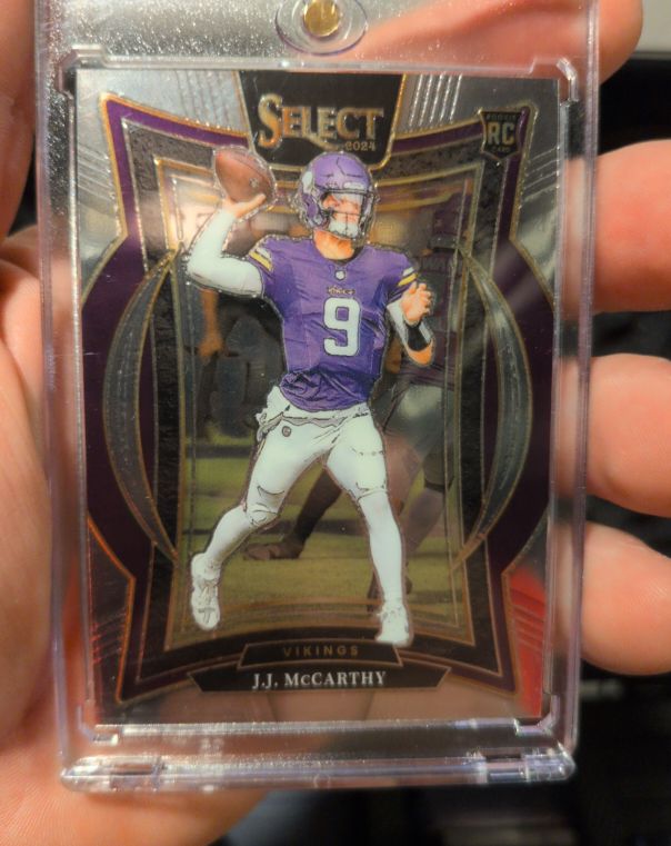 2024 Panini Select Concourse #24 J.J. McCarthy Rookie — front