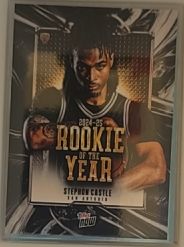 2025 Topps Now #14 Stephon Castle Rookie of the Year — front